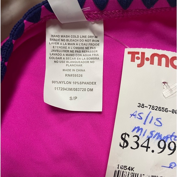 Lucky Brand Shell Stitch Pink Bikini Bottom, Women's Size S - Picture 8 of 11